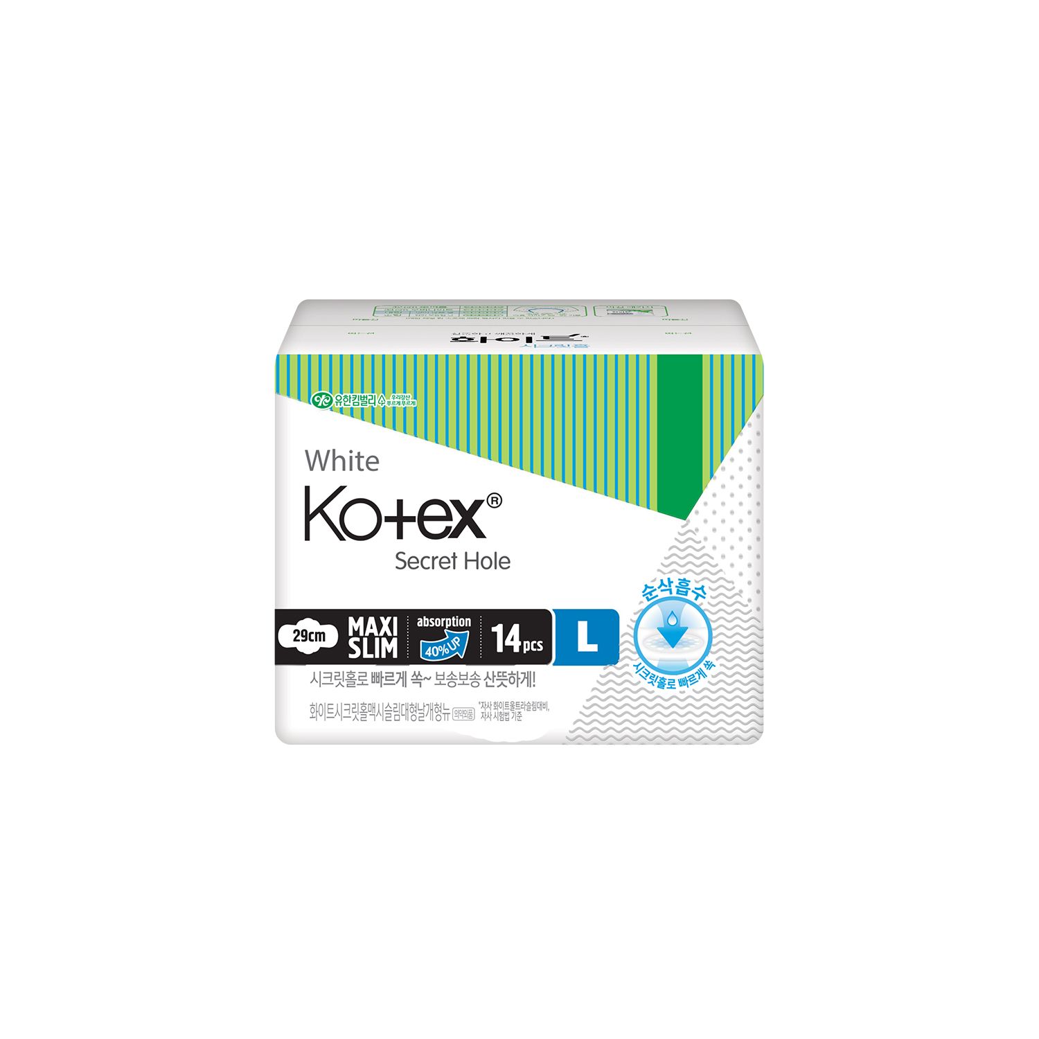 Kotex торгомсог ариун цэврийн хэрэглэл 29см / 14ш