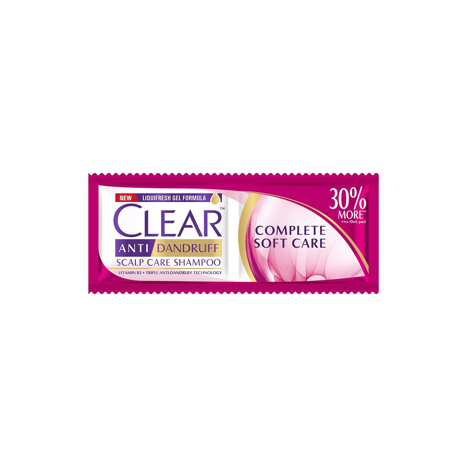 Clear Complete Soft Care гүн тэжээл өгөх шампунь / 13мл