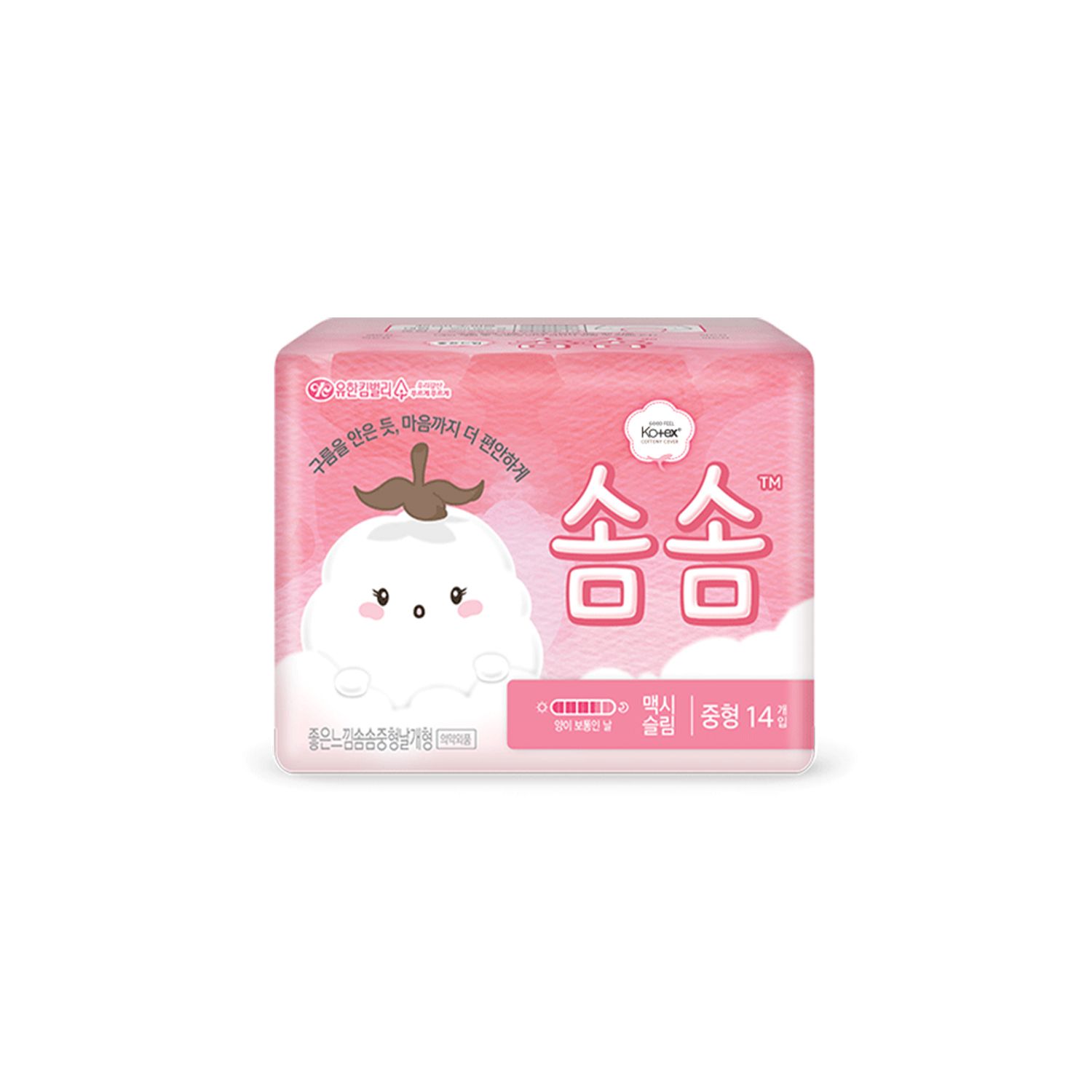 Kotex охидын хөвөн зөөлөн хэрэглэл 23 см / 14ш