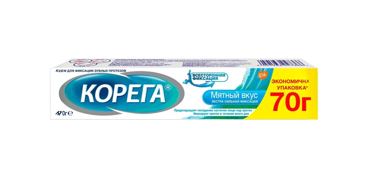 Corega хиймэл шүд бэхлэх түрхлэг, гааны амттай / 70гр, 40гр